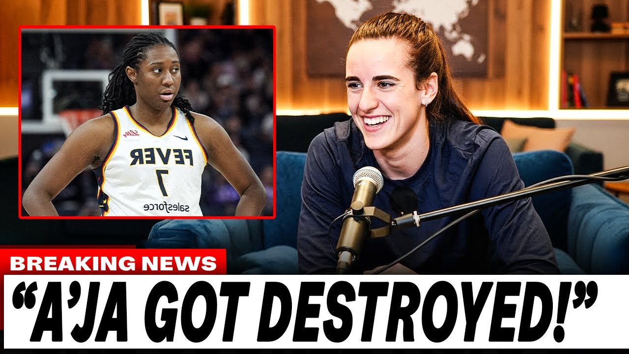 Caitlin Clark STUNNED As Aliyah Boston HUMILIATES A’ja Wilson & Aces LIVE!
