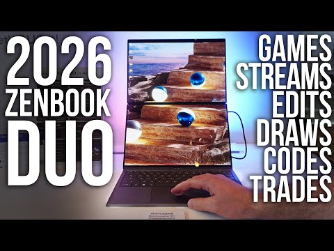 2026 Zenbook Duo - Dual Screen Ultra Portable that Does Everything All in One Package