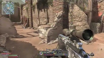 Mw3 Fragmovie sniper (en mode hardscope) Confrontation