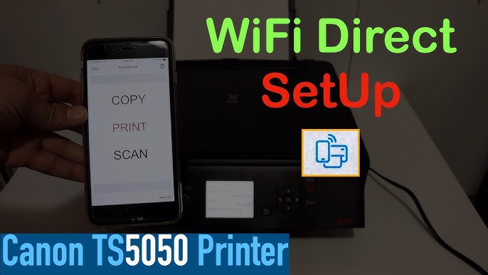 Canon PIXMA TS5050 Wireless Password !! 