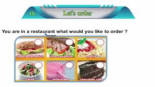 full blast 2 module 1 lesson 1b let's order part1