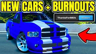 New Money Code Limited Cars Burnout Update Midnight Chasers