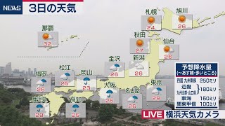 ７月３日の天気