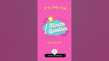 One minute One Question (16/100) for architectural exams #architecture #gate2024 #gate2025