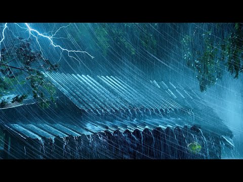 Perfect Rain Sounds For Sleeping And Relaxing - Rain And Thunder Sounds For Deep Sleep - Study, ASMR
