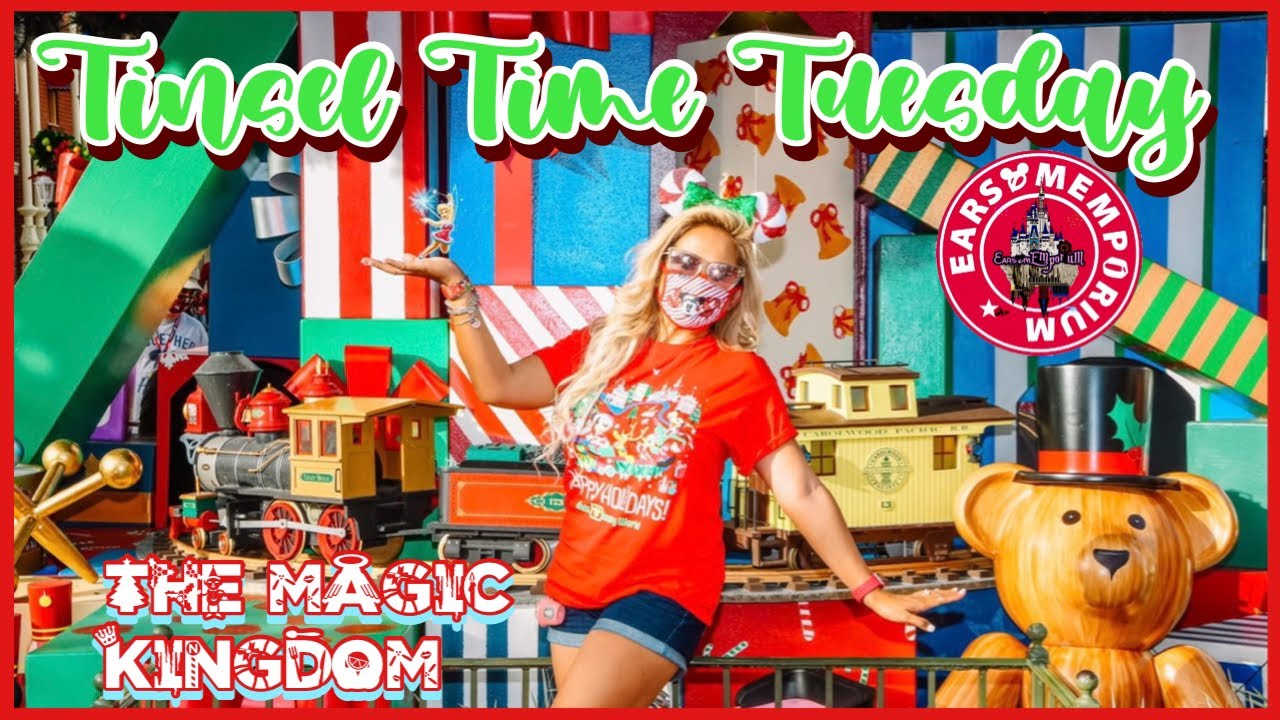 🔴LIVETinsel Time Tuesday at The Magic Kingdom. Scrumptious Snacks