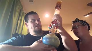 Sumo Glue X Hitman OG Bongloaded & Lady Hit the 2 Footer Arts Glass