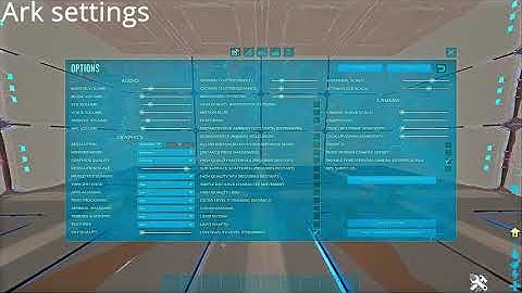 My ark settings + nvidia + crosshair