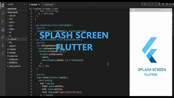 Como criar uma Splash Screen com Flutter/Dart