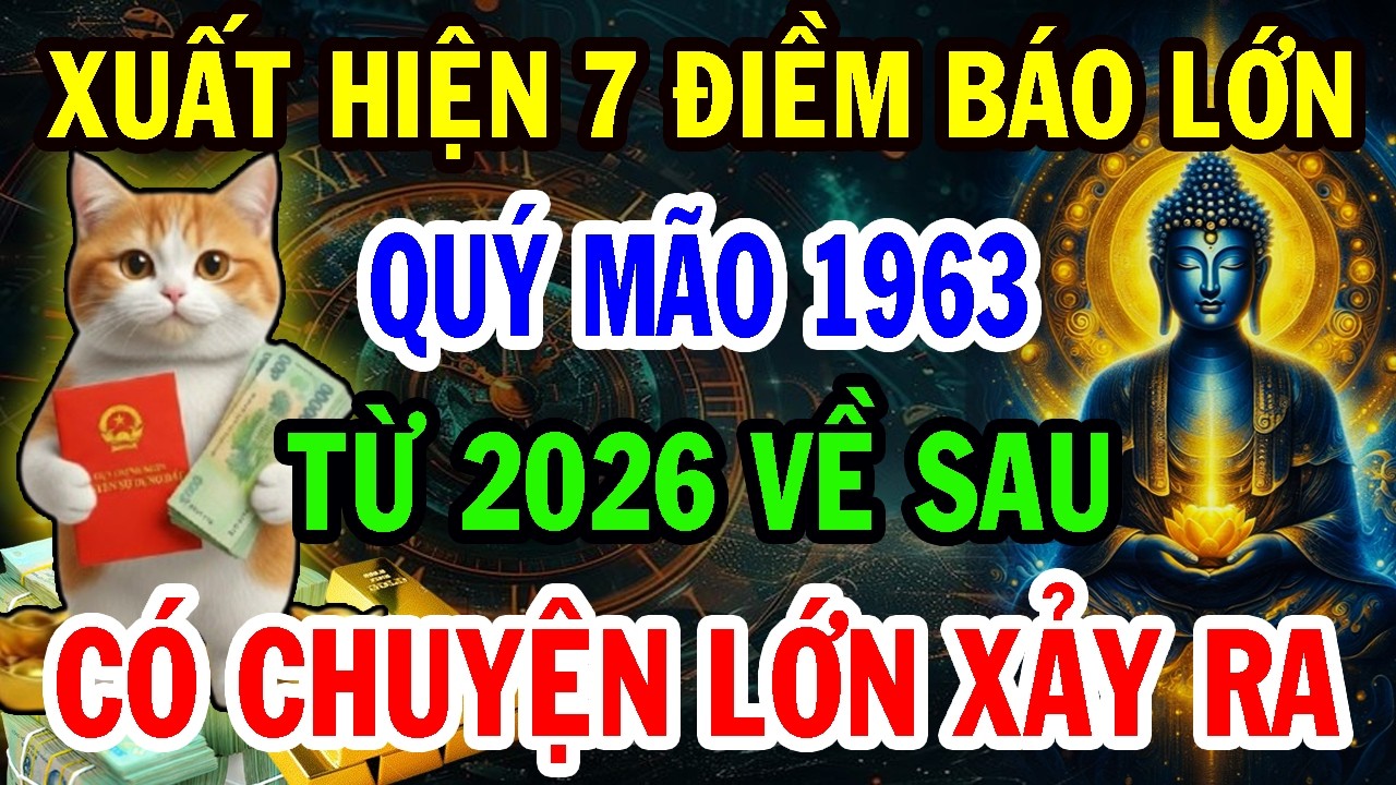 Thầy Tử Vi Báo Trước: Từ 2026 Tuổi Quý Mão 1963 Có 3 Chuyện Lớn CHẮC CHẮN Xảy Ra - Đừng Lơ Là.