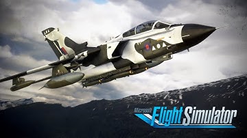 EPIC Low-Level in the Swiss Alps! | India Foxt Echo - Panavia Tornado GR.1 | 4K Full Flight | MSFS