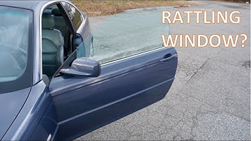How to FIX window RATTLE BMW coupe