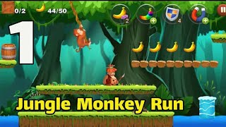 Jungle Monkey Run🎮🎮🎮One of the best mobile games for Android and iOS