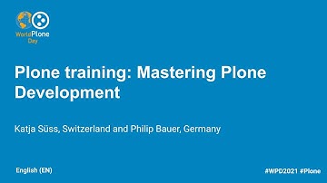 Plone training: Mastering Plone Development