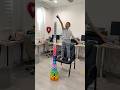 Concentric Circles Domino Tower #asmr #satisfying #satisfyingvideo #dominoes #h5dominocommunity