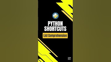 Python Shortcuts - List comprehension #python #codingshorts #listcomprehension #shorts