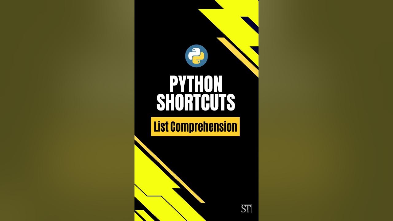 Python Shortcuts - List comprehension #python #codingshorts # ...