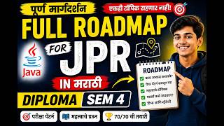 JPR (314317) Full Roadmap in Marathi 🔥 | MSBTE Diploma Sem 4 | 70/70 Strategy