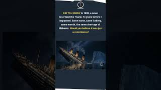 This Author Predicted the Titanic's Every Detail in 1898 #titanic #prediction #historical