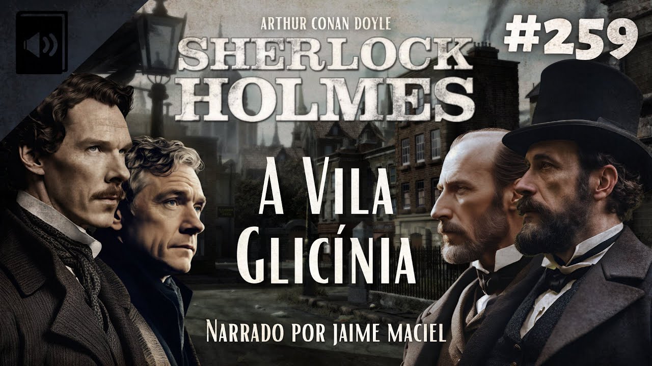 #259 - Audiolivro - Sherlock Holmes: A Vila Glicínia - Arthur Conan Doyle