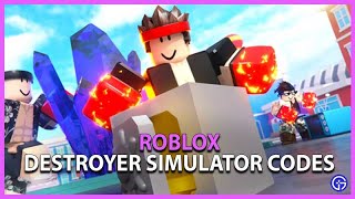 ALL NEW CODES IN DESTROYER SIMULATOR!!!