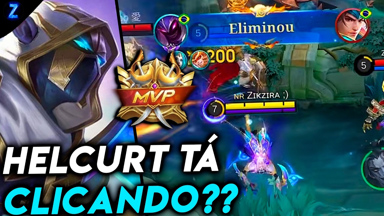 O PODER DA ESCURIDÃO! - HELLCURT GAMEPLAY | Mobile Legends