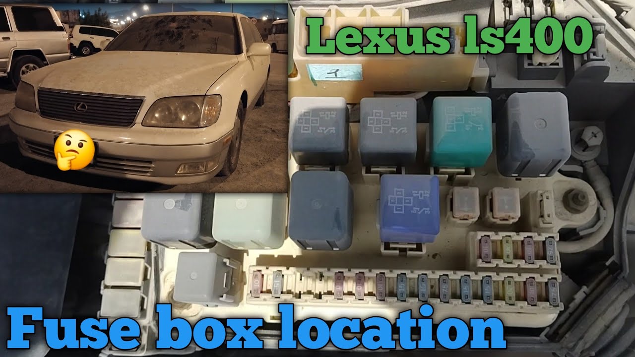 Lexus ls400 fuse box location #fusebox #lexus