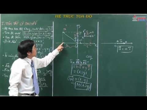 Video Bài giảng hình học 10 - Vectơ - Hệ trục tọa độ -... - YouTube