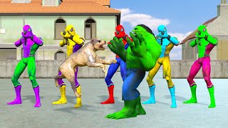 Superheroes Spiderman vs Special Forces Shark Spider-man Save The Dog Bad Hulk Venom 3 | Melo Films