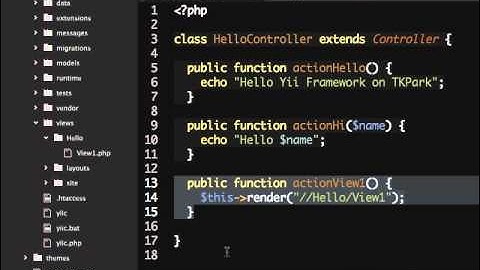 Yii Basic ตอน 03 ใช้งาน View - JavaThailand.com