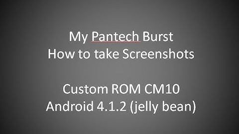 How to take screenshot