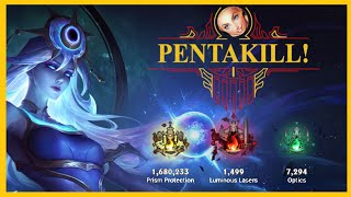 Lux PENTAKILL montage/kill highlights  #72 | league of legends  | Anesydora