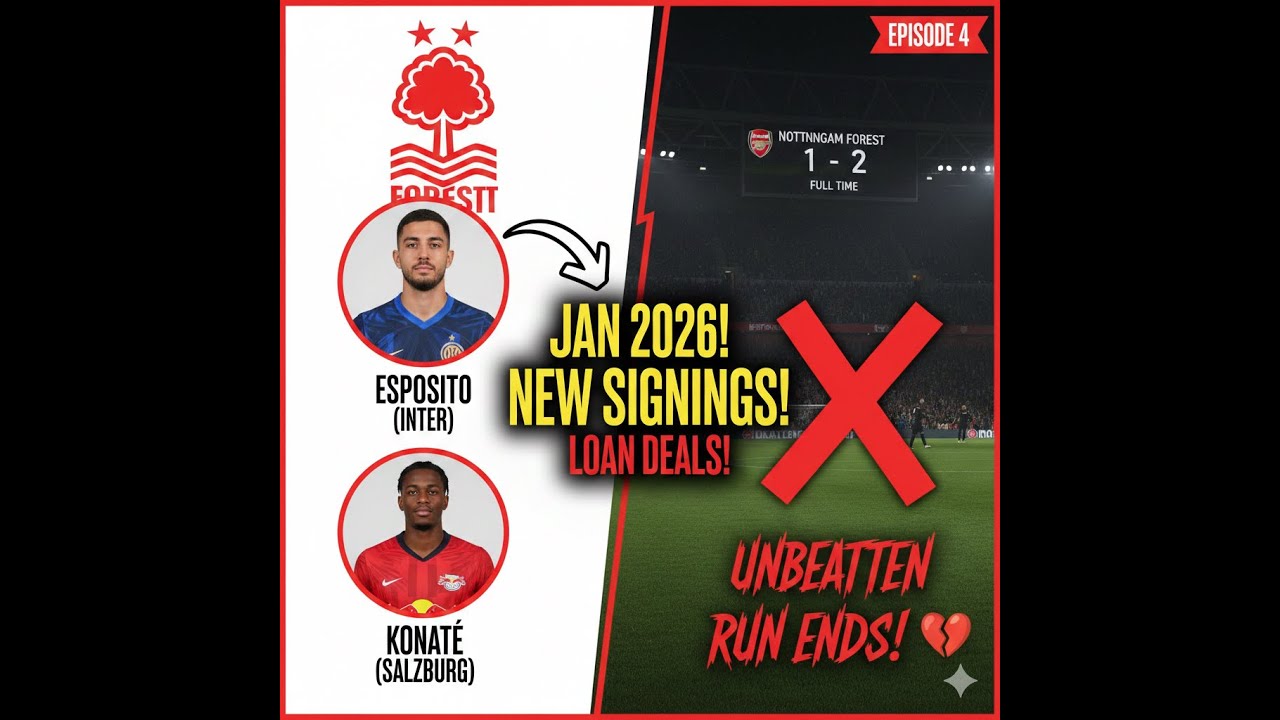 FM26 ПЕРЕСТРОЙКА Nottingham Forest Rebuild EP4 | 🔴 ТРАНСФЕРНОЕ ОКНО В ЯНВАРЕ 2026 ГОДА И ПЕРВОЕ П...