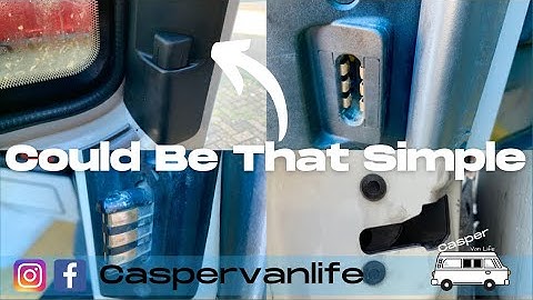 VW T5 Transporter - How To Fix Sliding Door Lock Mechanism - Possible Issues