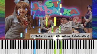 Video thumbnail of "Just Monika - A DDLC Song By Random Encounters [Synthesia Piano Tutorial]"