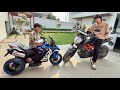 Kunali BIKE Vs Piyush BIKE 😍