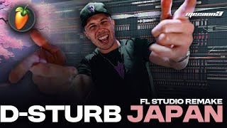 D-Sturb - Japan ft. MERYLL  | FL Studio Remake (FLP) | MISSION9