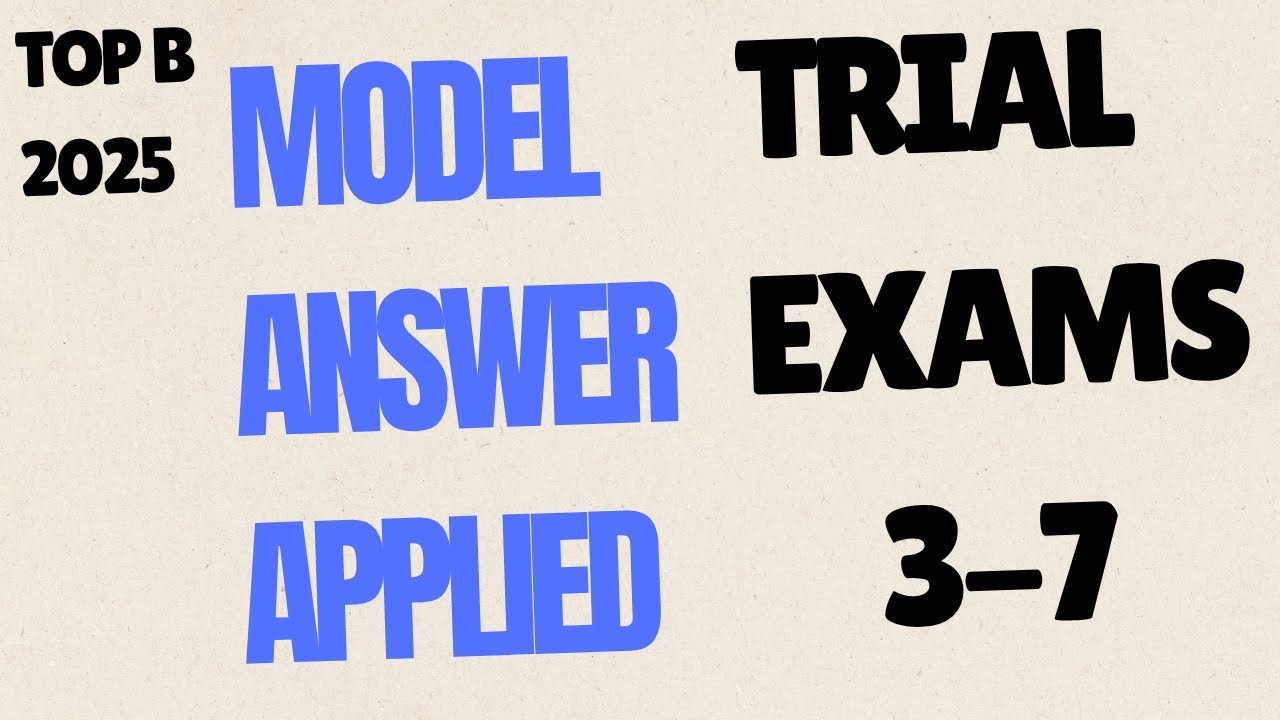 حلول النماذج الاسترشادية في الApplied Math (أبريل ١ إلي مايو ٥)