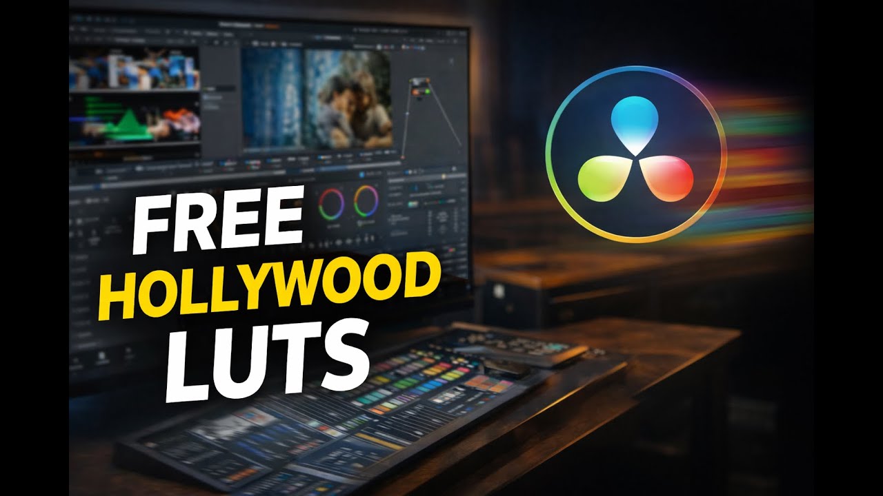 FREE Hollywood LUTs for DaVinci Resolve | Cinematic Color Grading (2026)