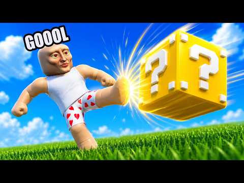 I should never have kicked that lucky block in Roblox.