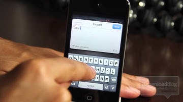 Tweet From Anywhere Without Attachments in iOS 5 Courtesy of 