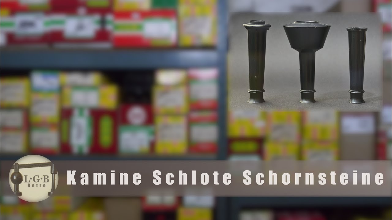 LGB # 2 Kamine, Schlote, Schornsteine- Mit Rauch gibts auch !