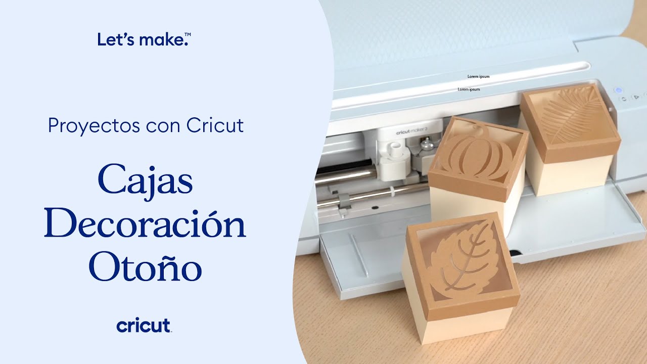 Cajas Decoración Otoño | Cricut España