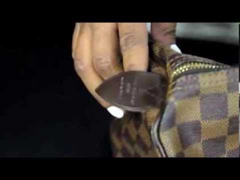 How To Authenticate Louis Vuitton Handbag (Damier Speedy 30) - YouTube