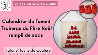 Bientôt Noël ! Petits sacs pour calendrier de l'avent - Claire L. Création