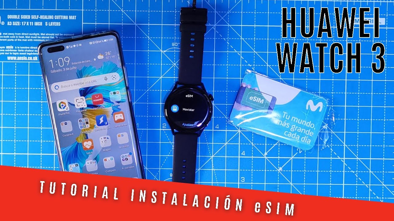✓ HUAWEI WATCH 3| TUTORIAL PARA INSTALAR UNA eSIM EN TU RELOJ - YouTube