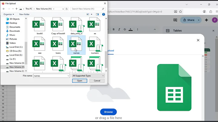 How To upload, edit, and download an Excel file in Google Docs