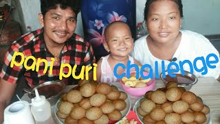 pani puri challenge || husband vs wife || yummy mommy || mukbang || nepali mom || 2020