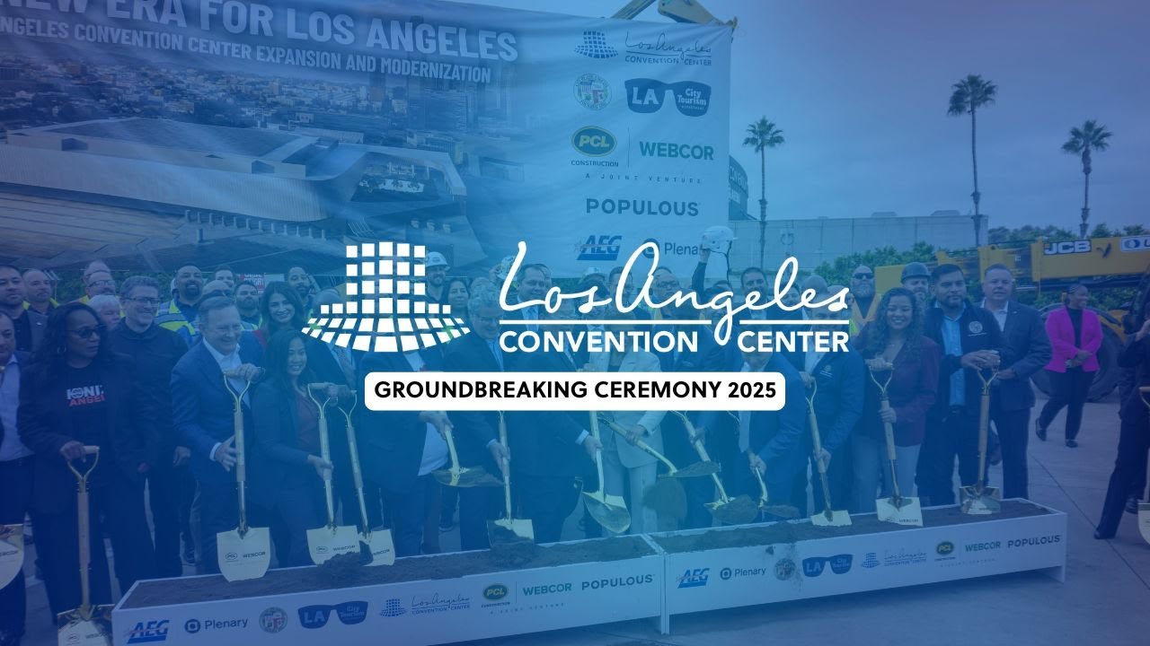 Los Angeles Convention Center Expansion Groundbreaking Ceremony 2025