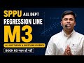 Regression lines m3 sppu( it, computer, ele, mech, civil,  dept)..
